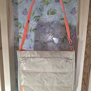 Stylish Cream and Orange Women's Bag